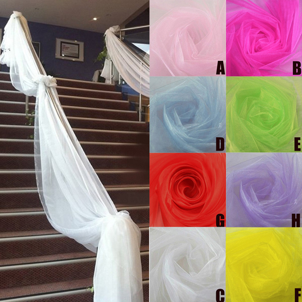 Chair Sash Organza - Rollo de tul para decoración de