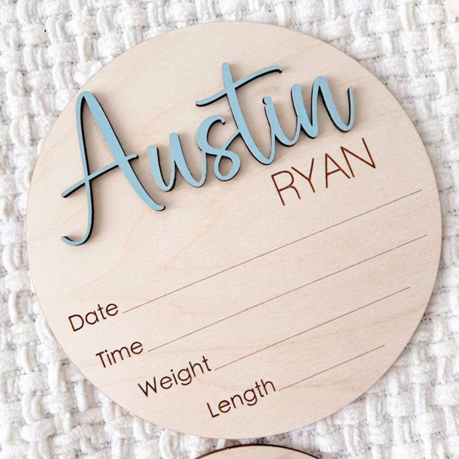 Wedding Souvenir - 1 etiqueta de identificación personalizable de