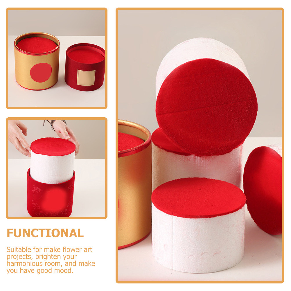 Wedding Supply Decor - 2 bloques redondos de espuma floral,