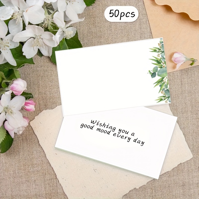50 Tarjetas de Mensaje en Blan - Wedding Supply Company reseña y precio