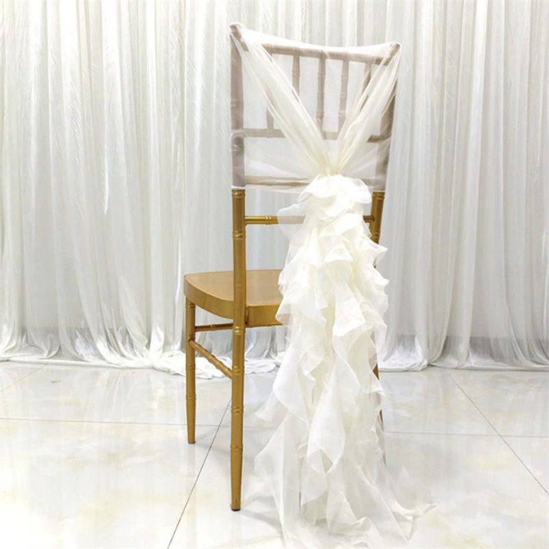 Decoraciones para sillas de ba - Chair Sash Organza reseña y precio