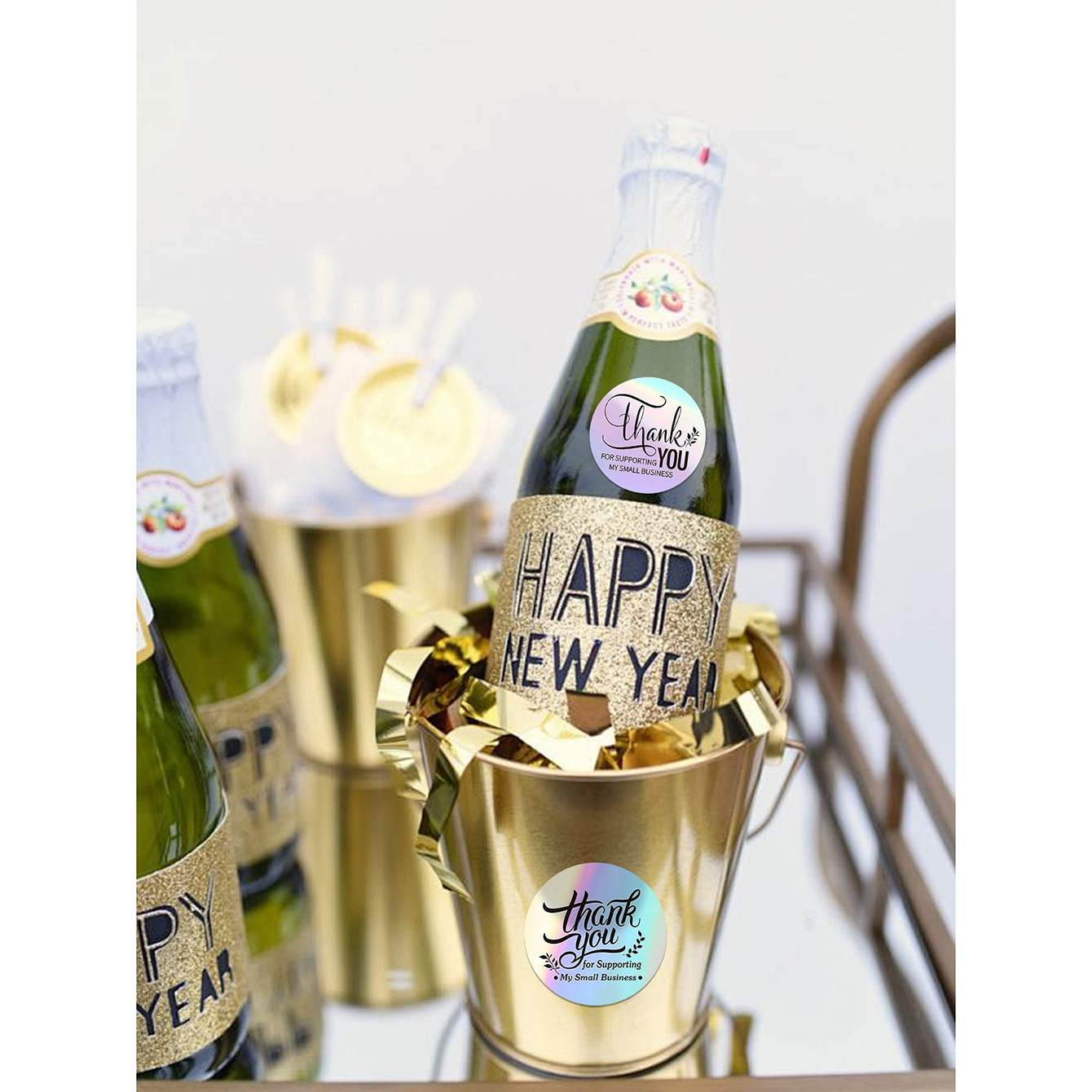 JCAC 500pcs/rollo Pegatinas Ho - Wedding Souvenir reseña y precio
