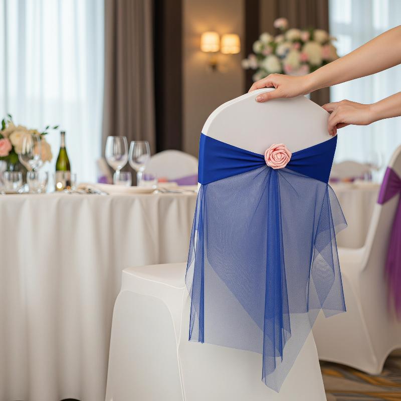 1 Pieza de Lazos para Sillas d - Chair Sash Organza reseña y precio