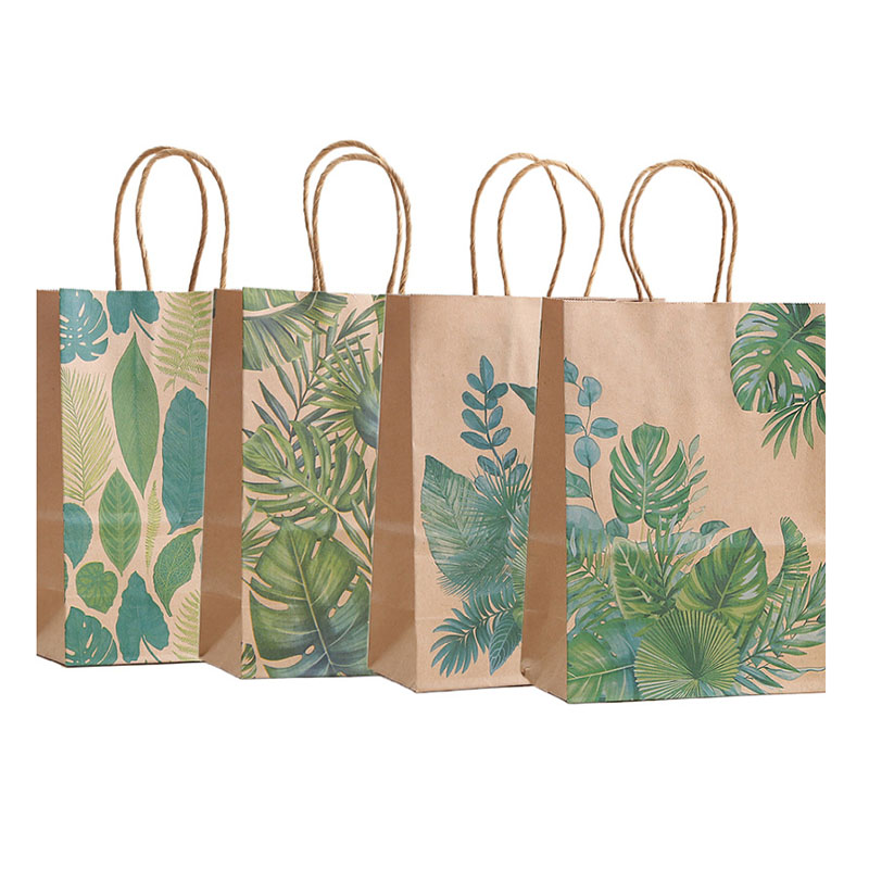 Bolsa de regalo de hojas verde - Wedding Supply Shops reseña y precio