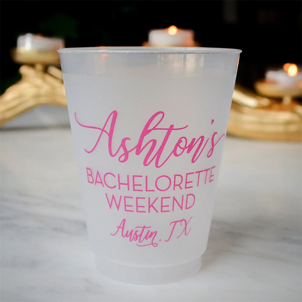 Vasos Personalizados para Fies - Wedding Supply Company reseña y precio