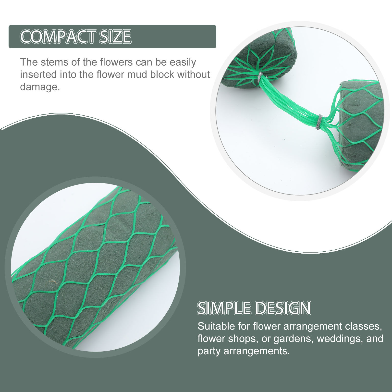 1 Set de Espuma Floral en Form - Wedding Supply Decor reseña y precio