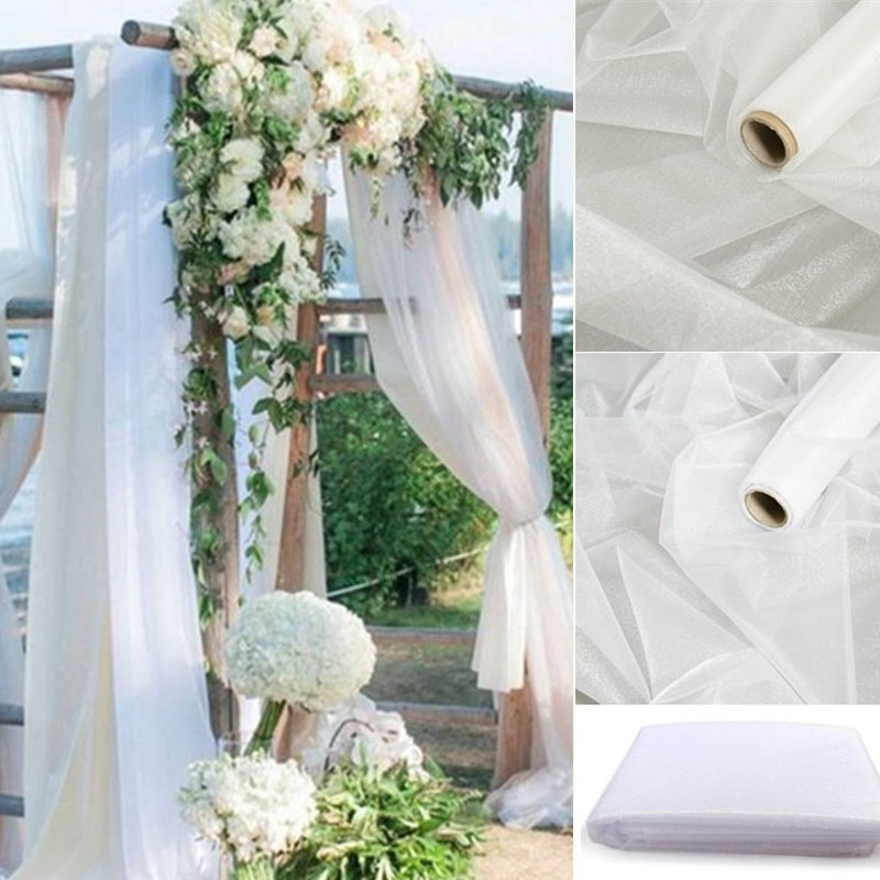 Rollo de tela de tul de Organz - Chair Sash Organza reseña y precio