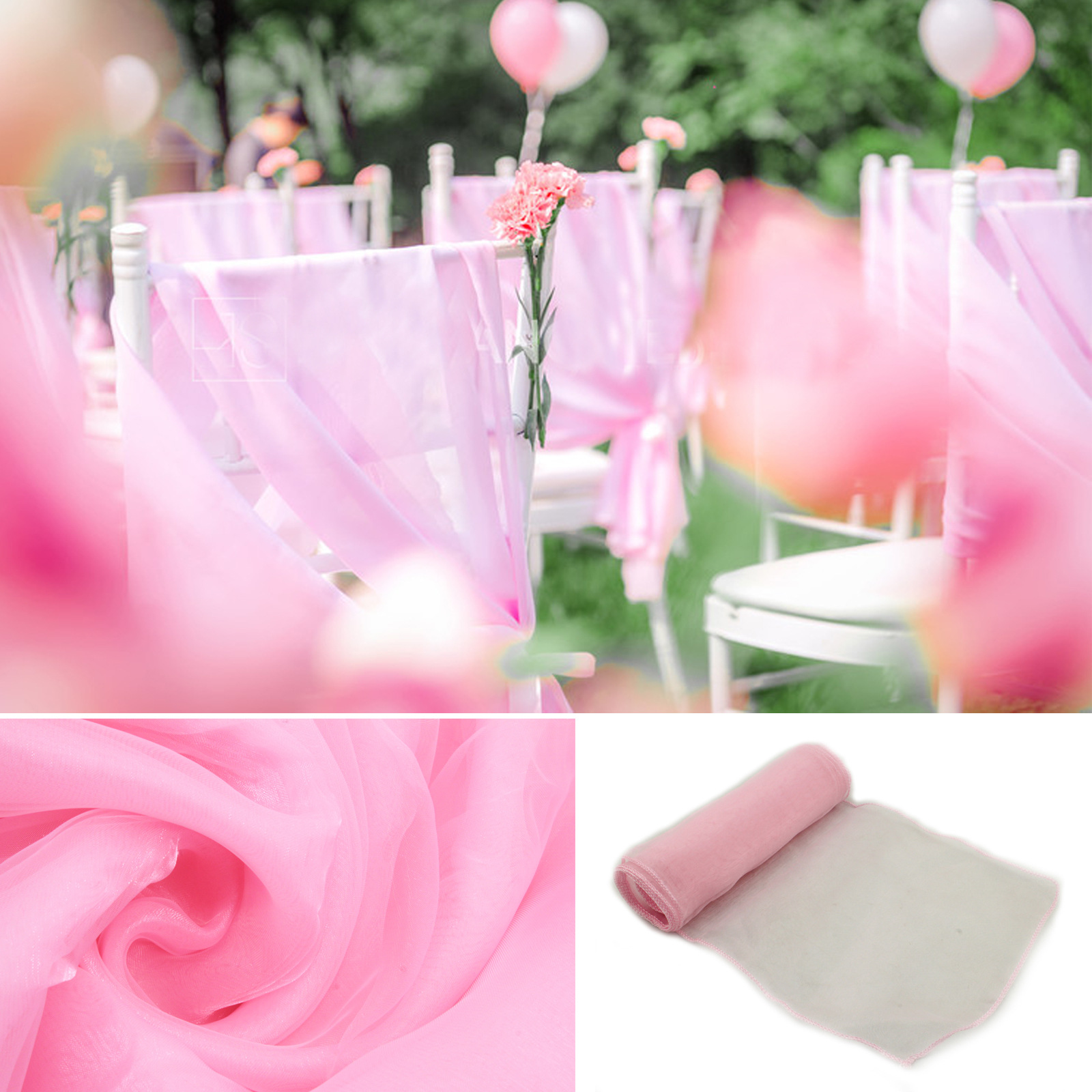 1 Uds. Fajas para sillas de Or - Chair Sash Organza reseña y precio